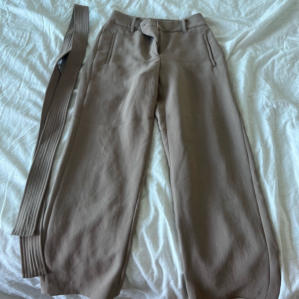 Aritzia Wilfred Tie front pant